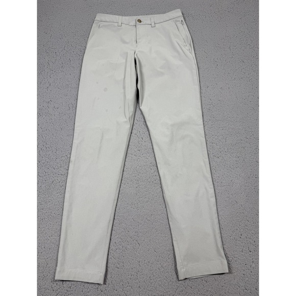 lululemon athletica Other - Lululemon Pants Mens 28 Gray Woven Khakis Slim Fit Tapered Zip Pocket Casual